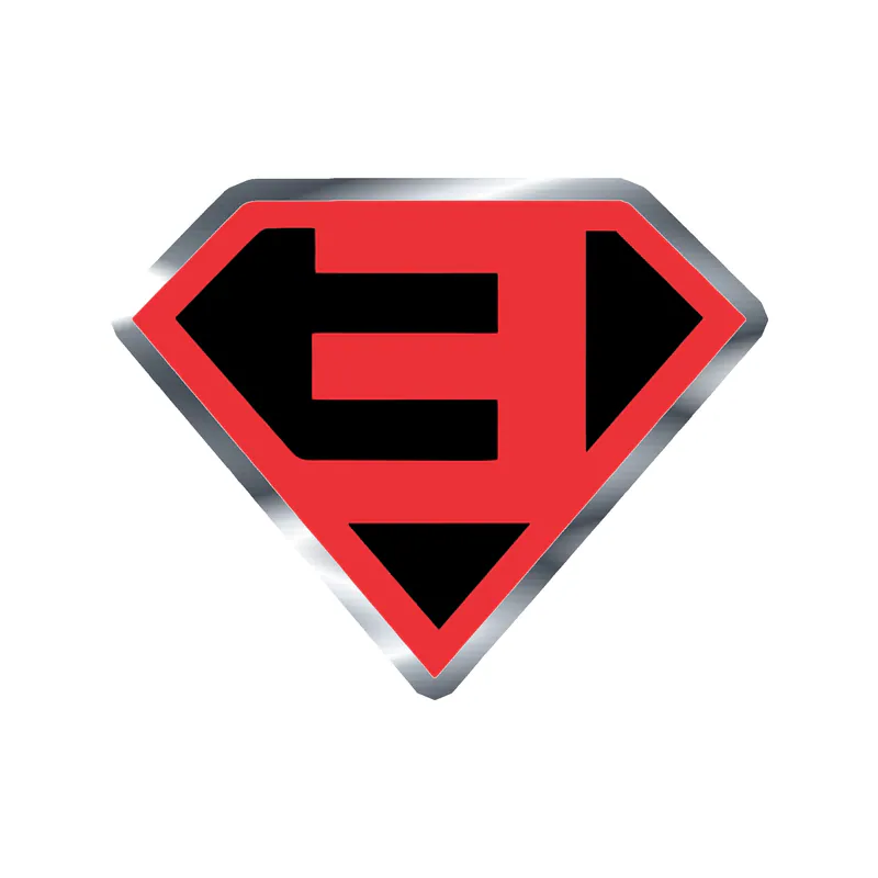 Eminem - Rap Boy Logo - Silver Chrome Vinyl Sticker - Custom Size