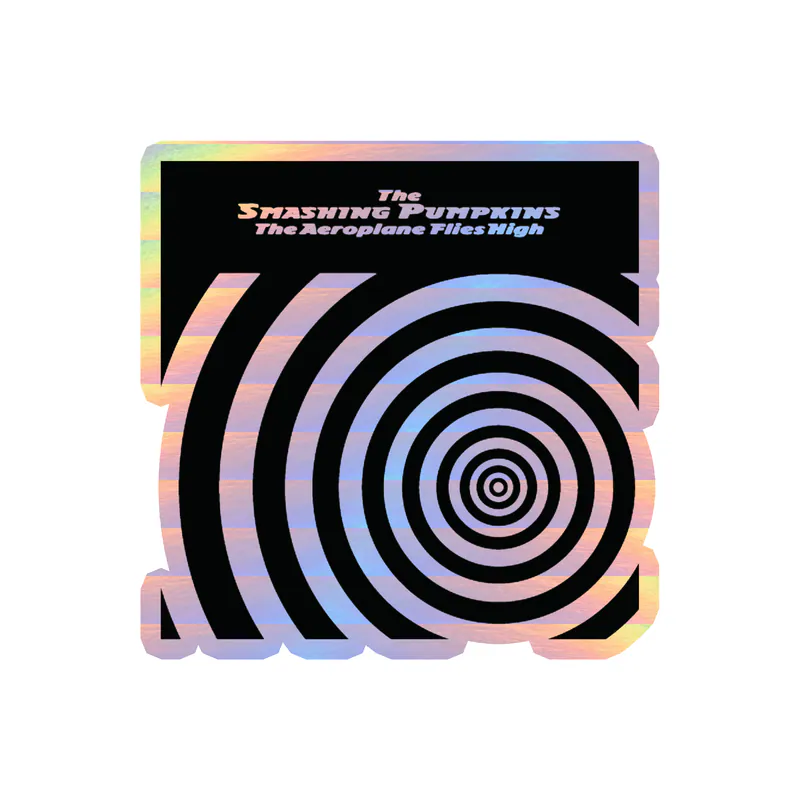 The Smashing Pumpkins - The Aeroplane Flies High Album Cover - Holographic Vinyl Sticker - Custom Size