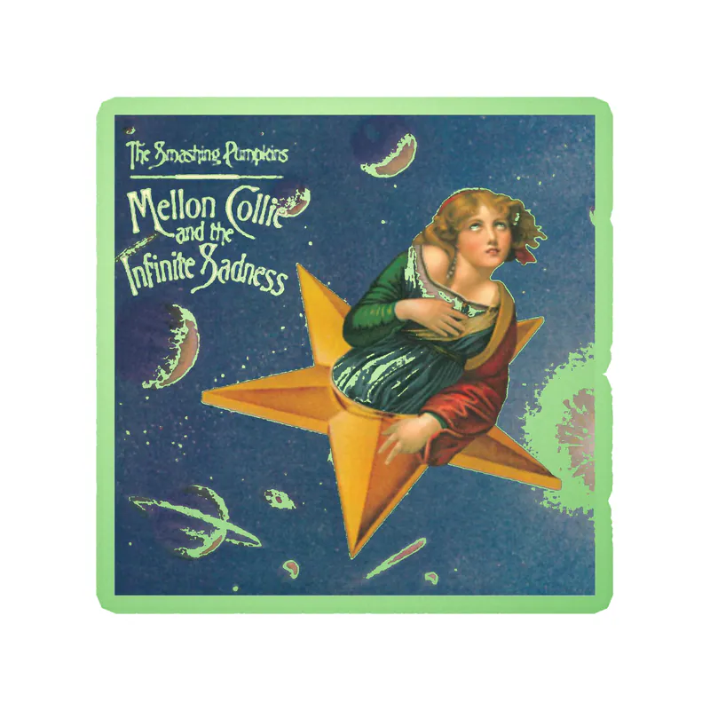 The Smashing Pumpkins - Mellon Collie And The Infinite Sadness Album Cover - Glow in the Dark Vinyl Sticker