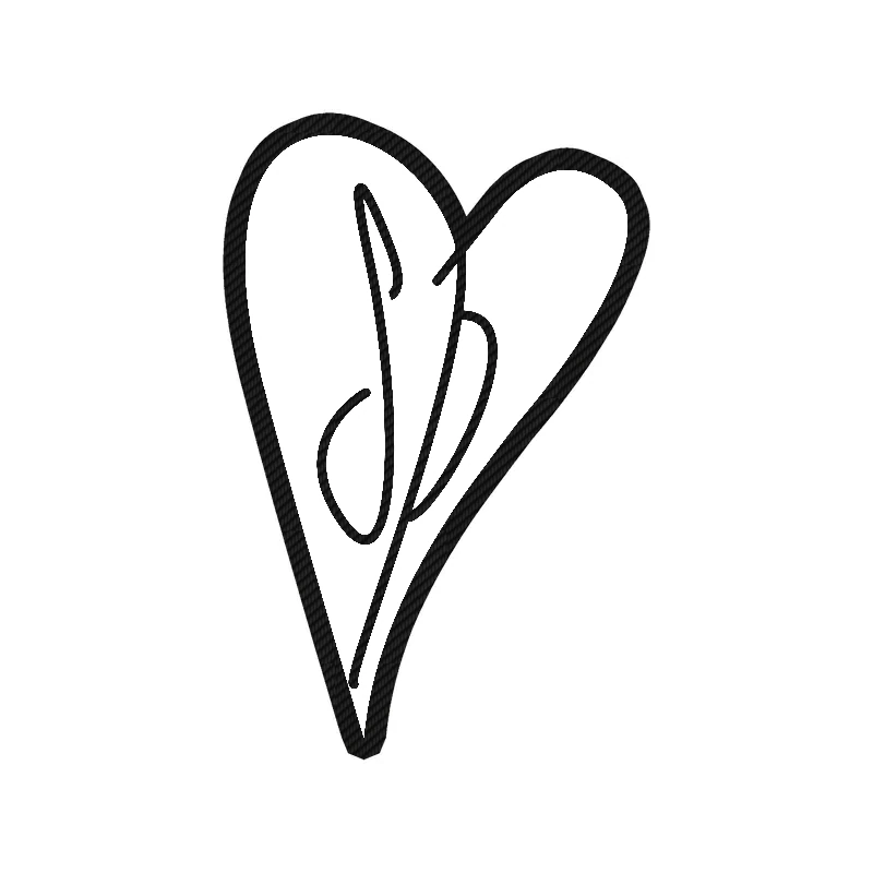The Smashing Pumpkins - Black Heart - Carbon Fiber Vinyl Sticker - Custom Size