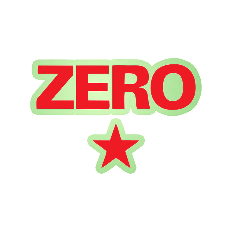 The Smashing Pumpkins - Zero - Glow in the Dark Vinyl Sticker - Custom Size