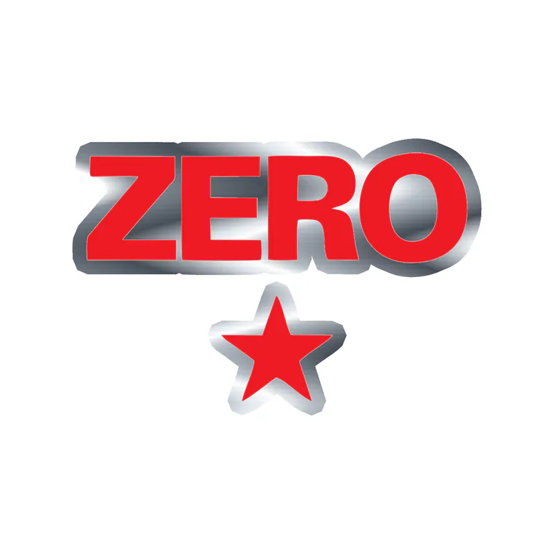 The Smashing Pumpkins - Zero - Silver Chrome Vinyl Sticker - Custom Size