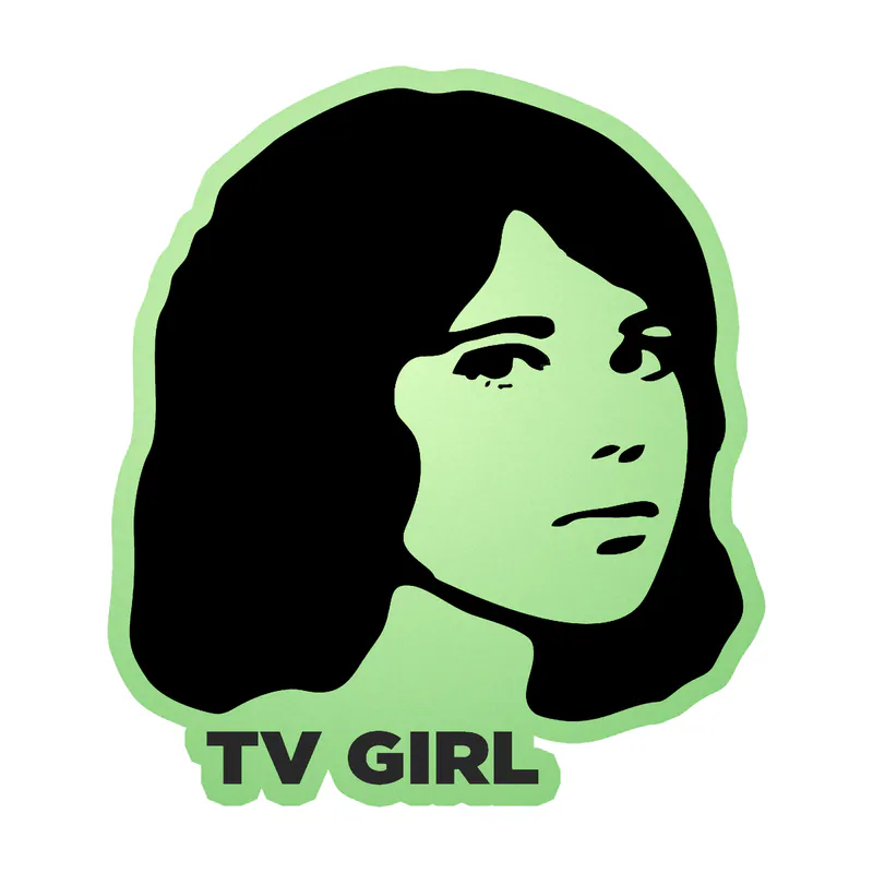Tv Girl - Dream Girl - Glow in the Dark Vinyl Sticker - Custom Size