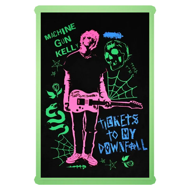 Machine Gun Kelly Glow in the Dark Vinyl Decal - Custom Size
