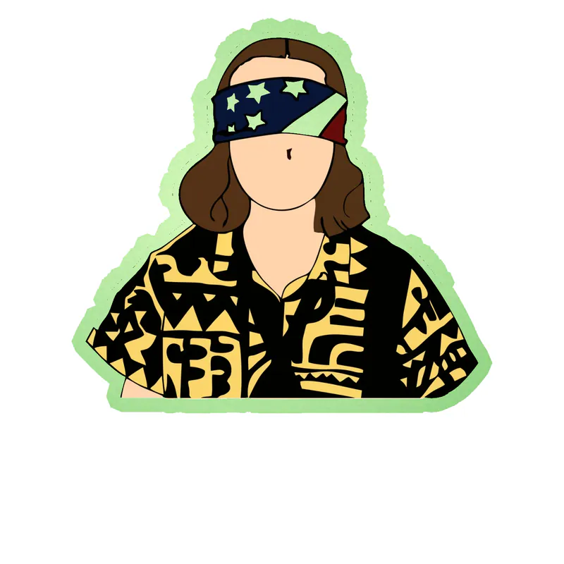 Stranger Things Glow in the Dark Vinyl Decal
