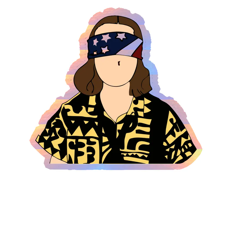 Stranger Things Holographic Vinyl Decal