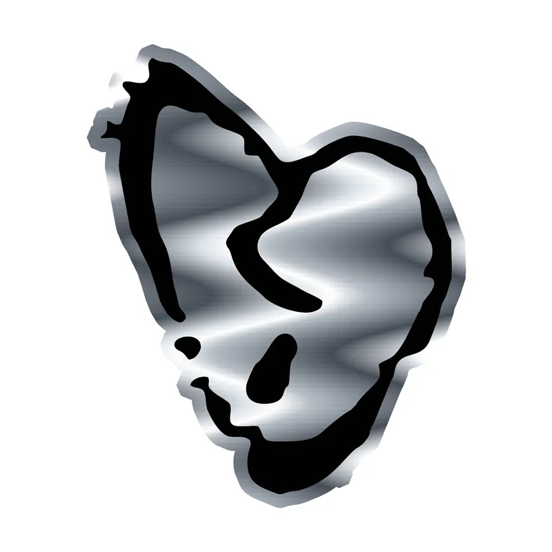 xxxtentacion Silver Chrome Vinyl Decal - Custom Size