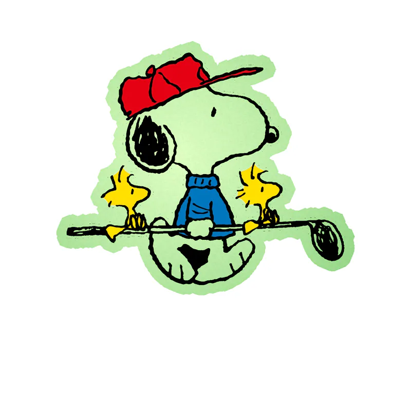 Snoopy Glow in the Dark Vinyl Decal