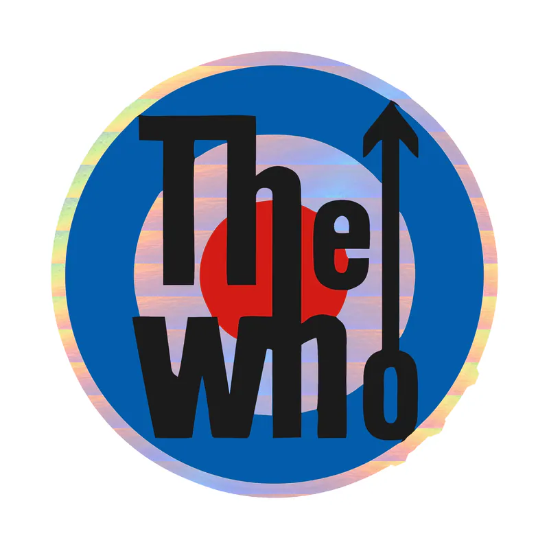 The Who Holographic Vinyl Decal - Custom Size