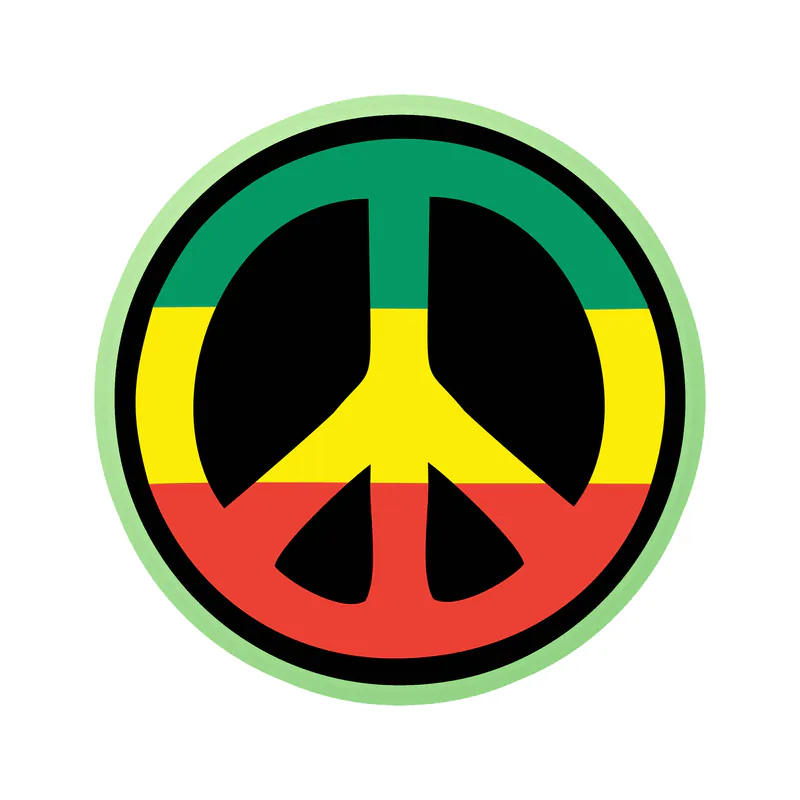 Bob Marley Glow in the Dark Vinyl Decal - Custom Size