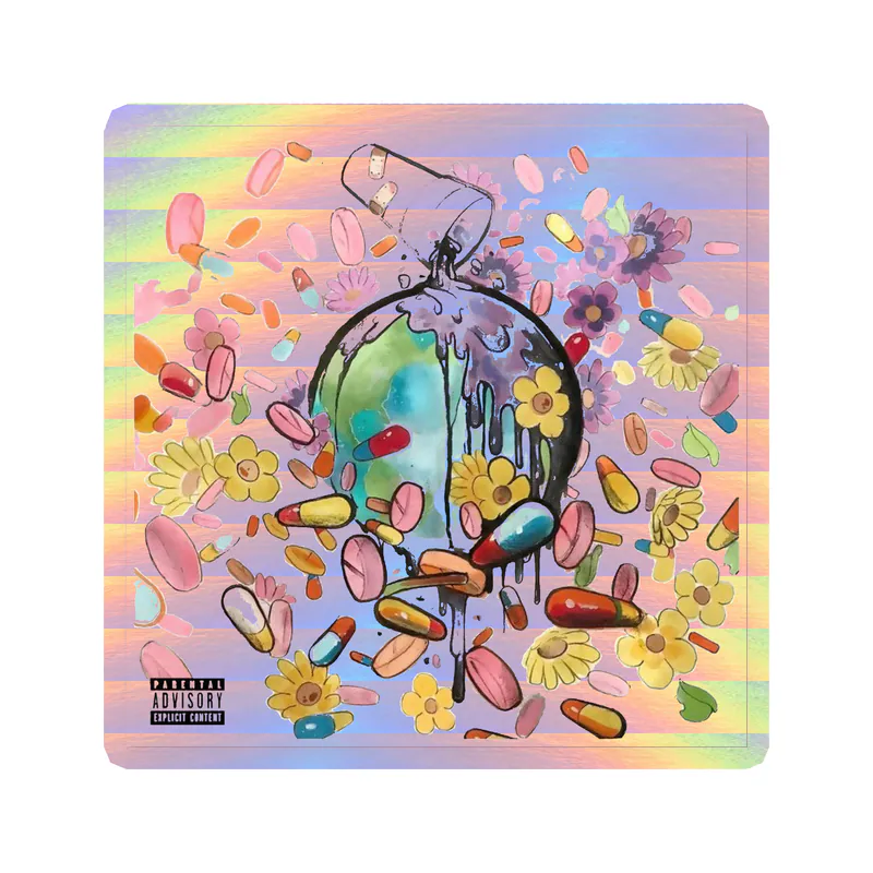 Juice Wrld Album Cover Holographic Vinyl Decal - Custom Size