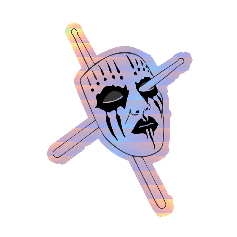 Slipknot Holographic Vinyl Decal - Custom Size