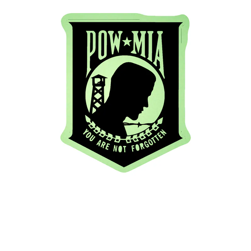POW Glow in the Dark Vinyl Decal