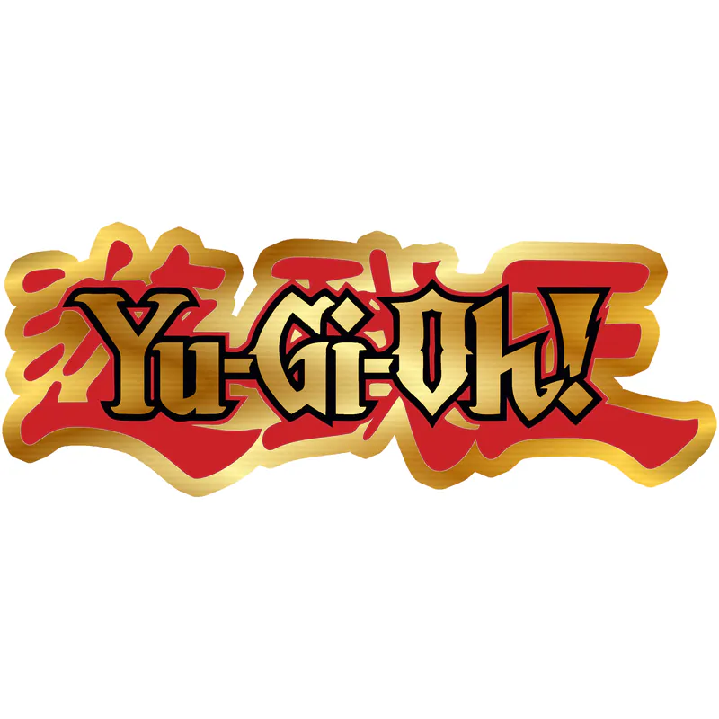 Yu-Gi-Oh Gold Chrome Vinyl Decal