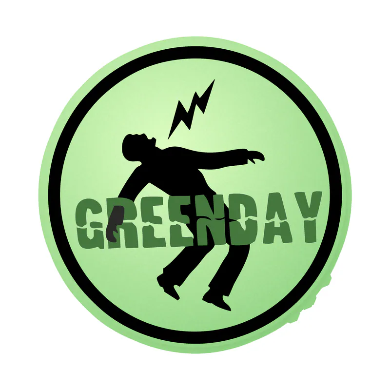 Green Day Glow in the Dark Vinyl Decal - Custom Size