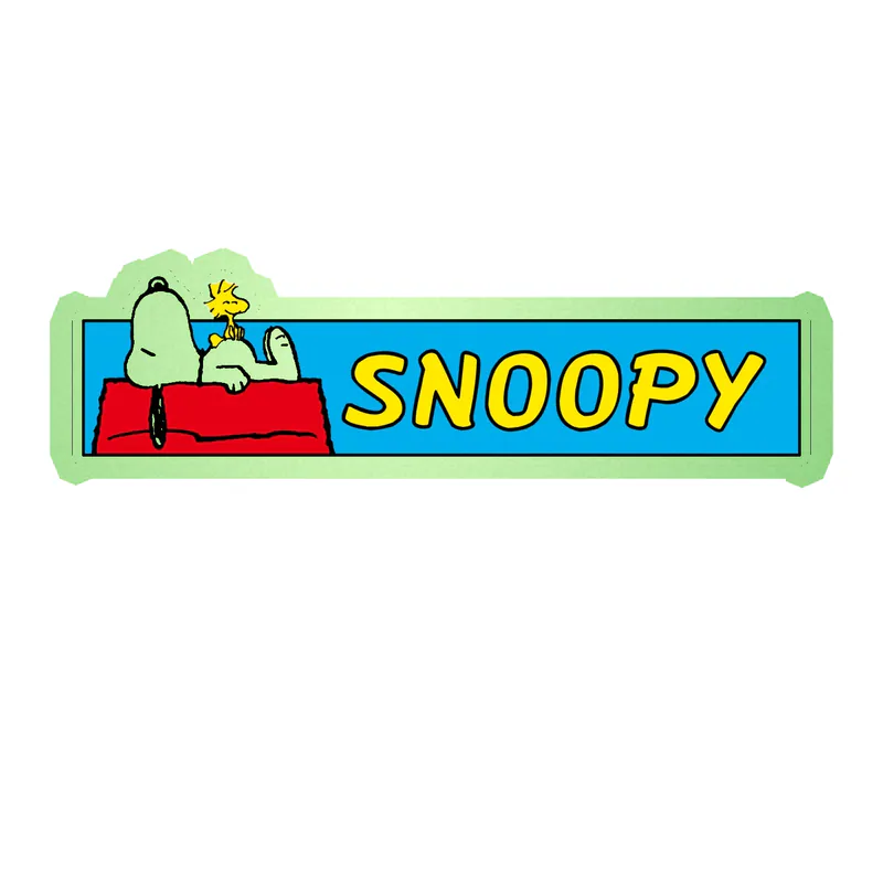 Snoopy Glow in the Dark Vinyl Decal