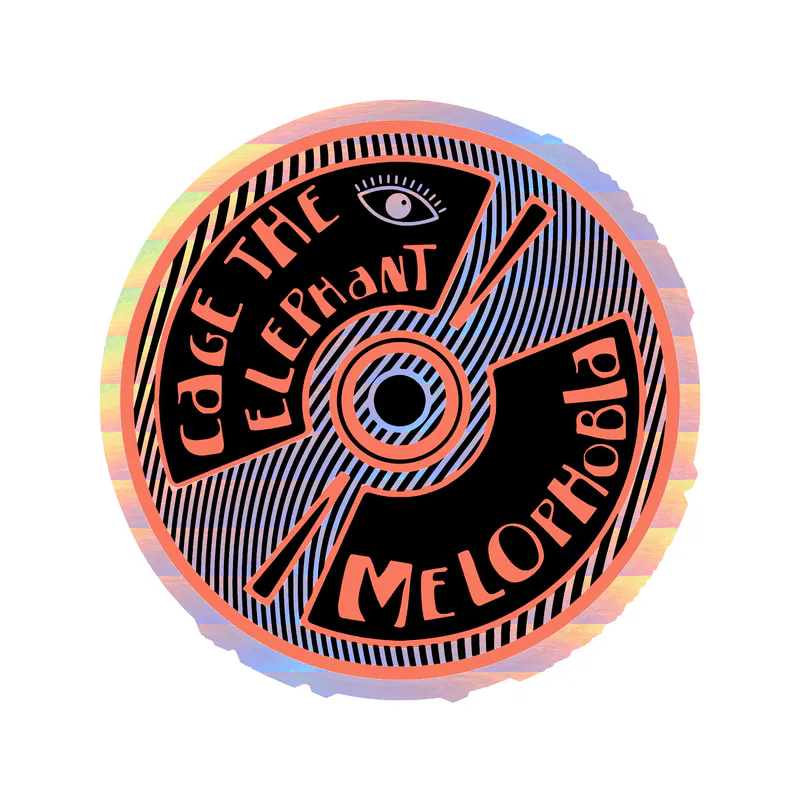 Cage The Elephant Holographic Vinyl Decal - Custom Size