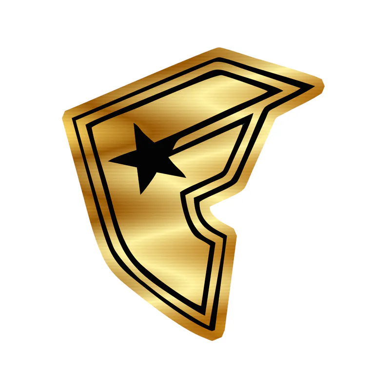 Travis Barker Gold Chrome Vinyl Decal - Custom Size