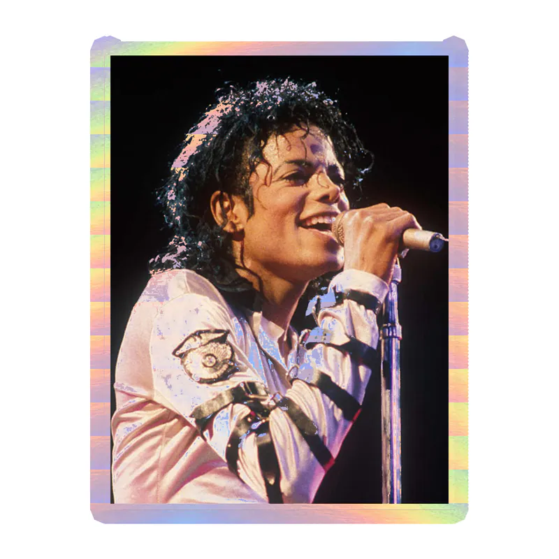 Michael Jackson Holographic Vinyl Decal - Custom Size