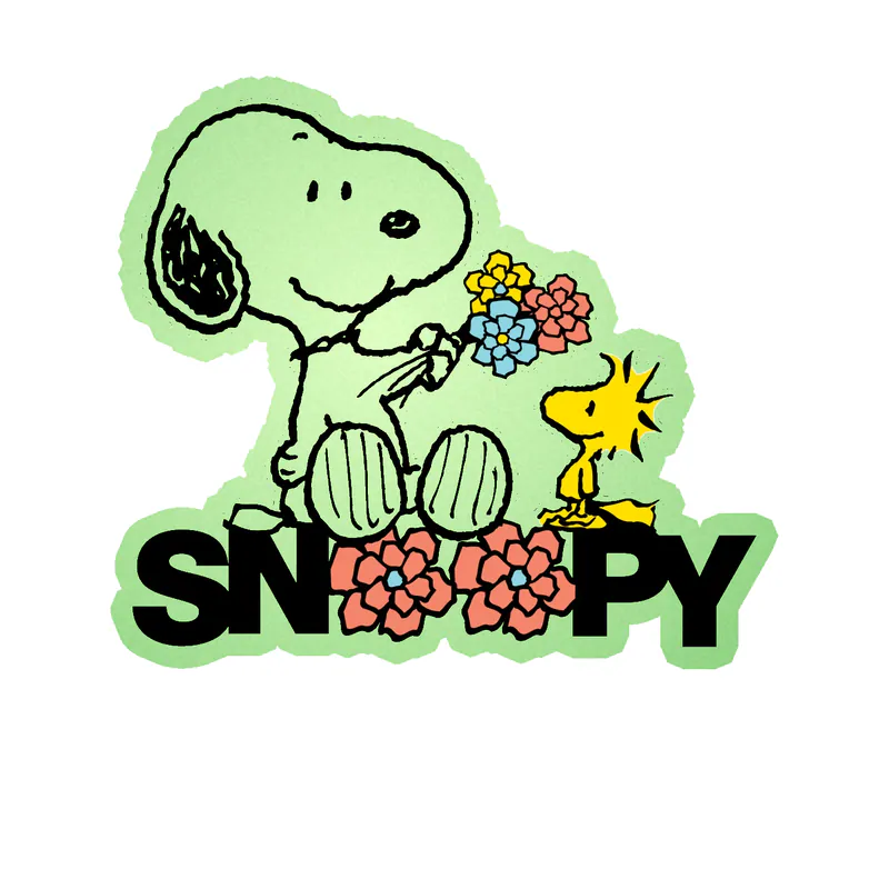 Snoopy Glow in the Dark Vinyl Decal