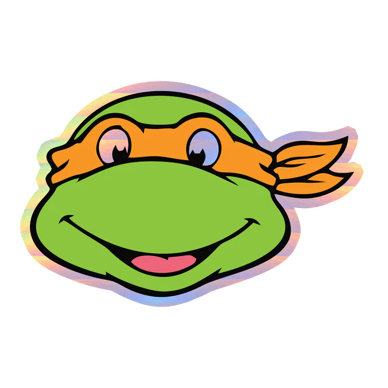 Teenage Mutant Ninja Turtles Holographic Vinyl Decal