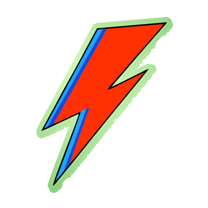David Bowie Glow in the Dark Vinyl Decal - Custom Size