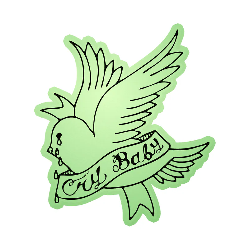 Lil Peep Glow in the Dark Vinyl Decal - Custom Size