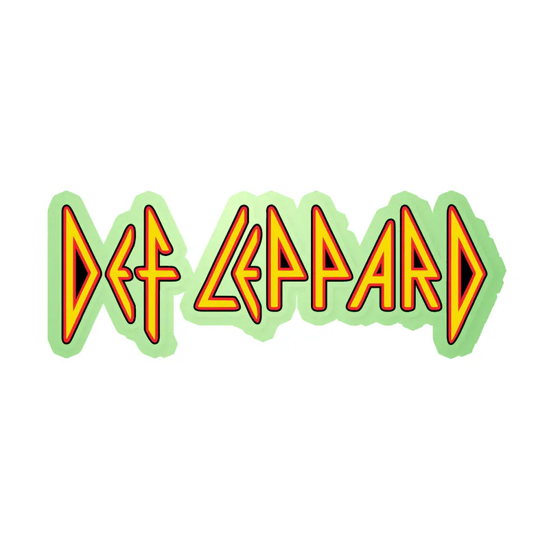Def Leppard Glow in the Dark Vinyl Decal - Custom Size