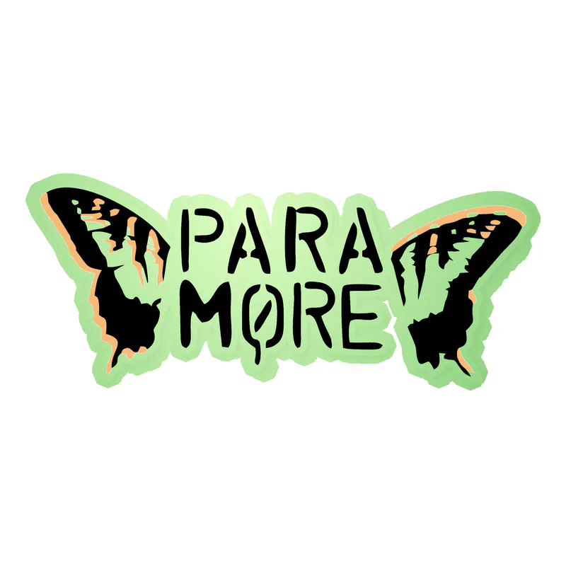 Paramore Glow in the Dark Vinyl Decal - Custom Size