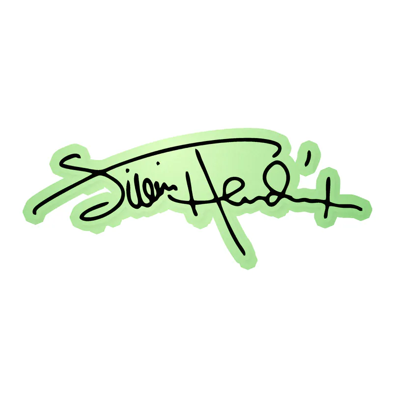 Jimi Hendrix Glow in the Dark Vinyl Decal - Custom Size