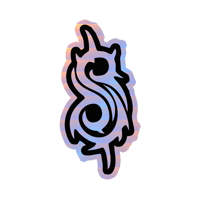 Slipknot Holographic Vinyl Decal - Custom Size