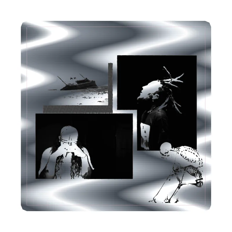 SuicideBoys Album Cover Silver Chrome Vinyl Decal - Custom Size