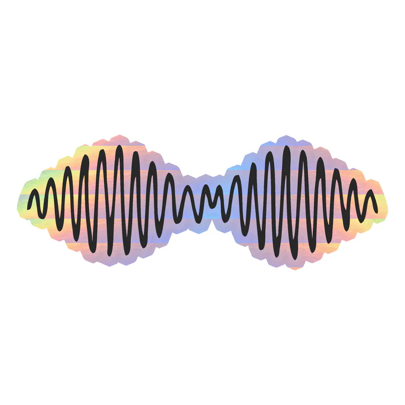 Arctic Monkeys Holographic Vinyl Decal - Custom Size