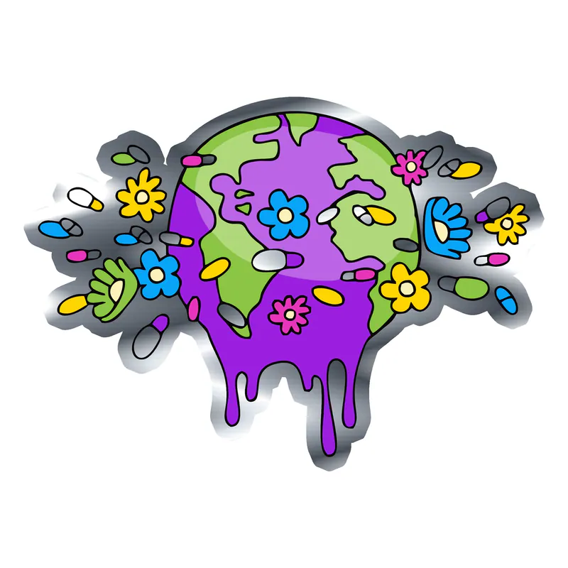 Juice Wrld Silver Chrome Vinyl Decal - Custom Size