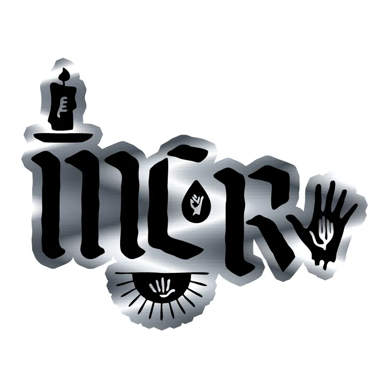 My Chemical Romance Silver Chrome Vinyl Decal - Custom Size