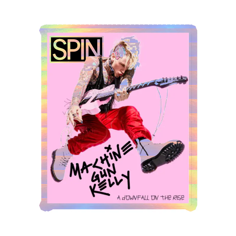 Machine Gun Kelly Holographic Vinyl Decal - Custom Size