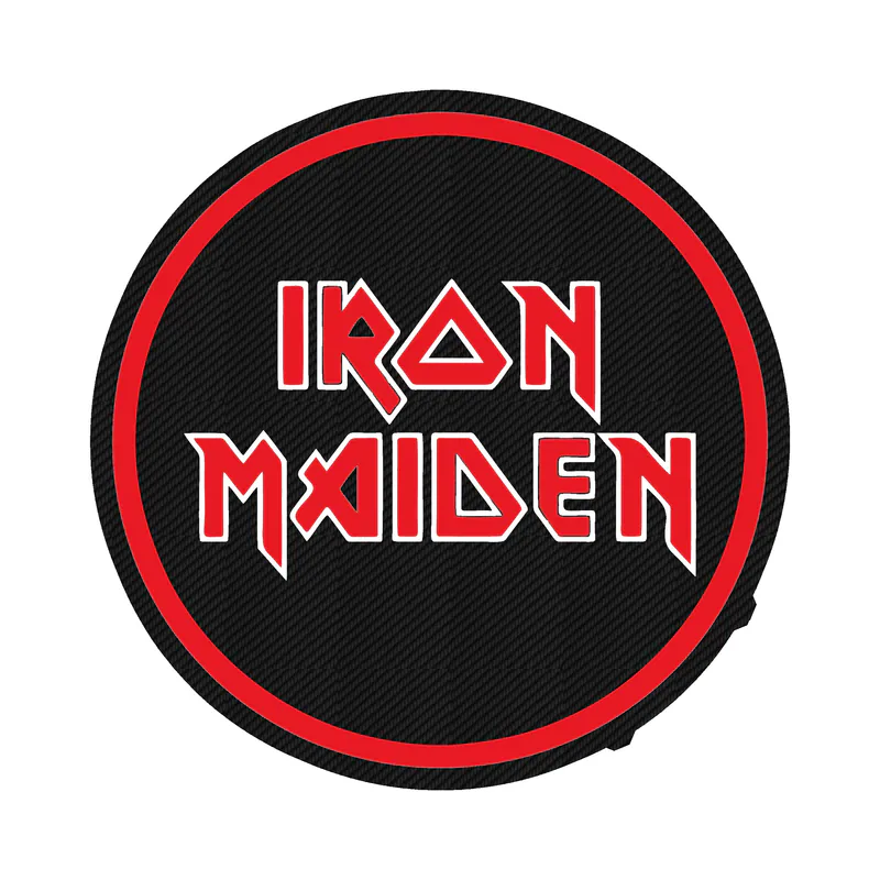 Iron Maiden Carbon Fiber Vinyl Decal - Custom Size