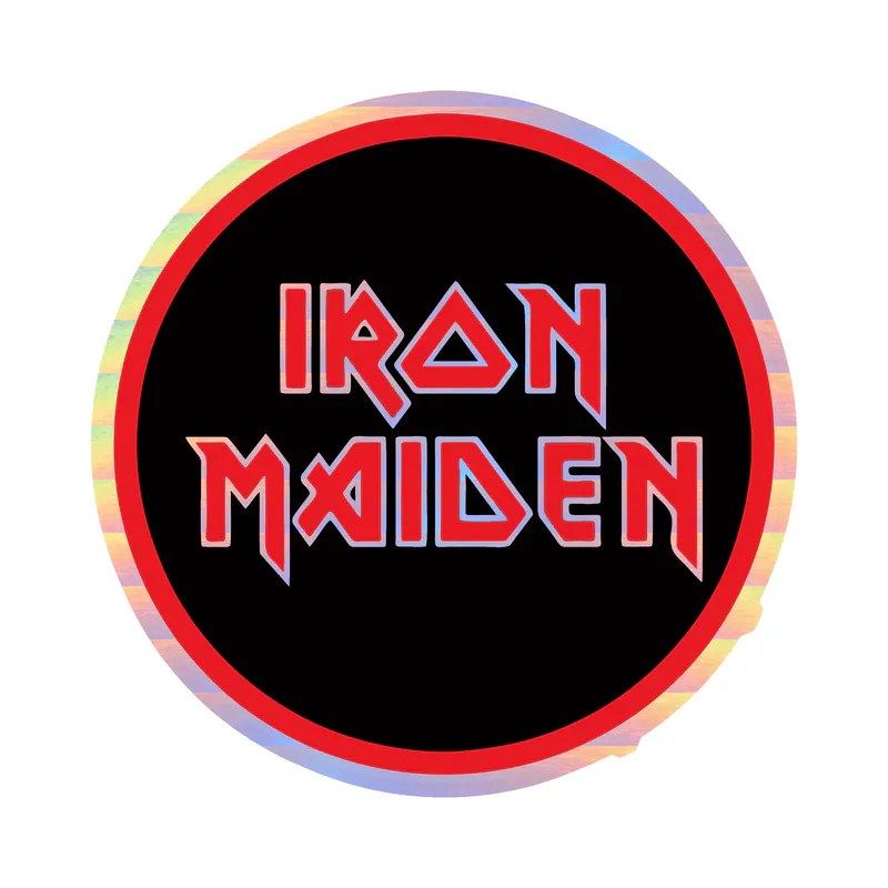 Iron Maiden Holographic Vinyl Decal - Custom Size