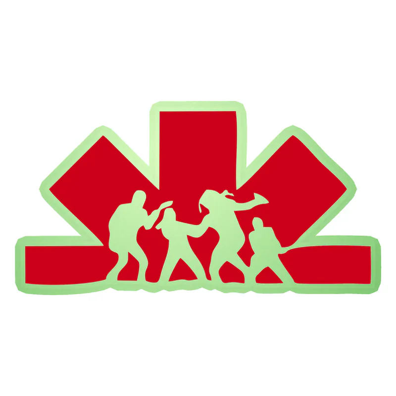Red Hot Chili Peppers Glow in the Dark Vinyl Decal - Custom Size