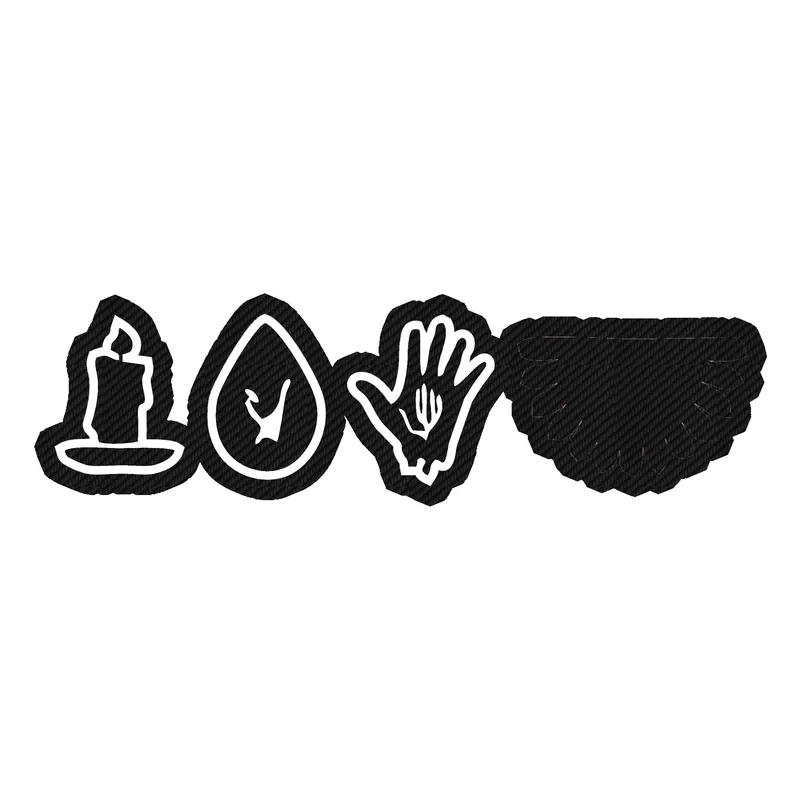 My Chemical Romance Carbon Fiber Vinyl Decal - Custom Size