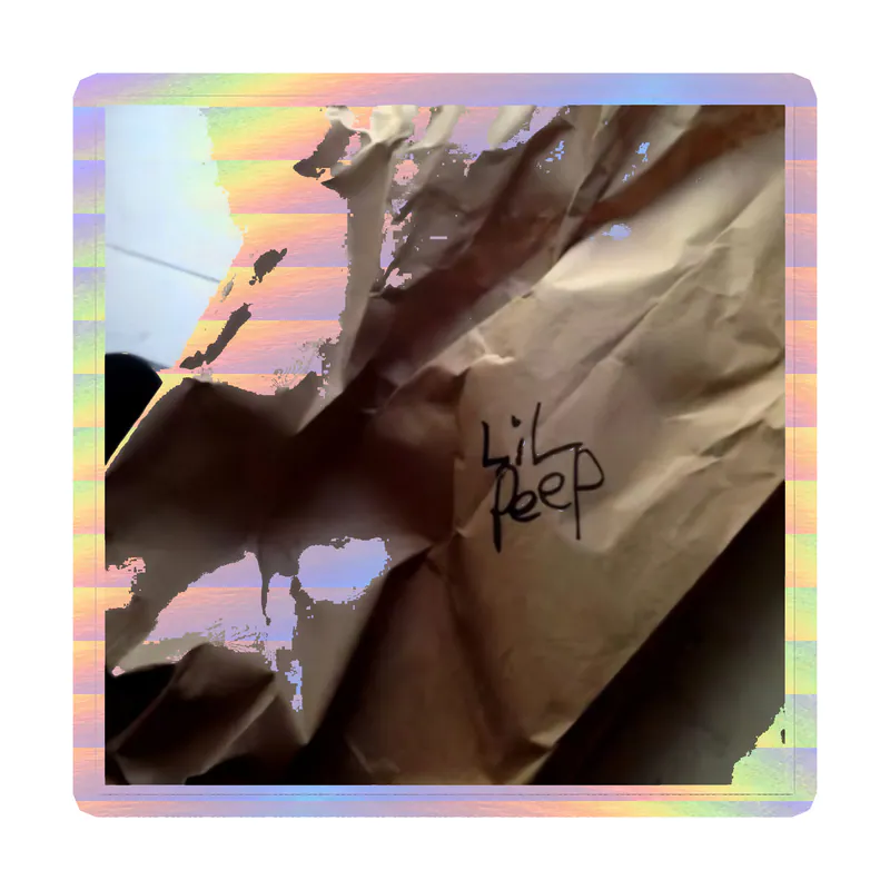 Lil Peep Album Cover Holographic Vinyl Decal - Custom Size