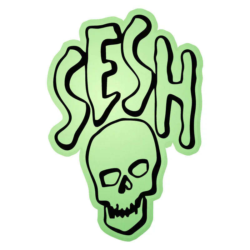 Bones Glow in the Dark Vinyl Decal - Custom Size