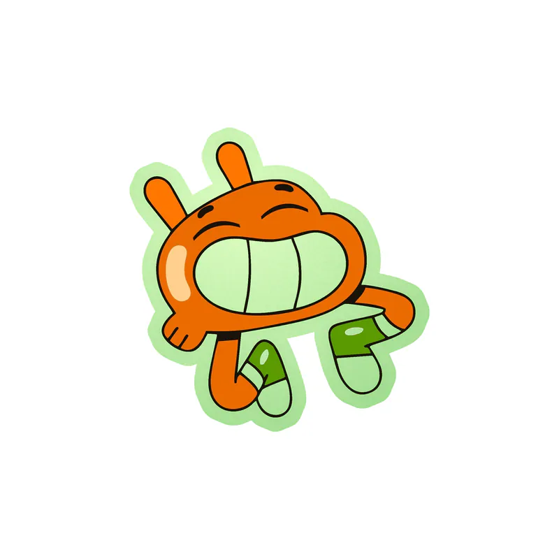 The Amazing World Of Gumball Glow in the Dark Vinyl Decal