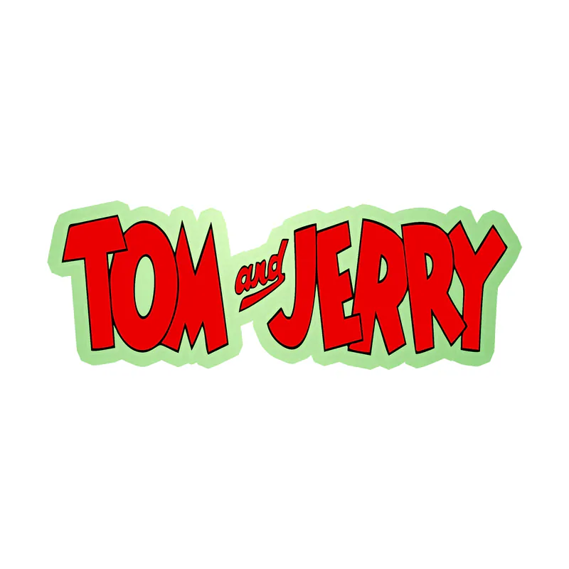 Tom and Jerry - Glow in the Dark Vinyl Sticker - Custom Size