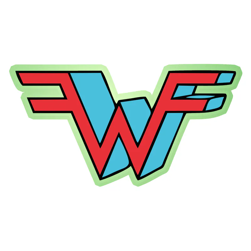 Weezer Glow in the Dark Vinyl Decal - Custom Size