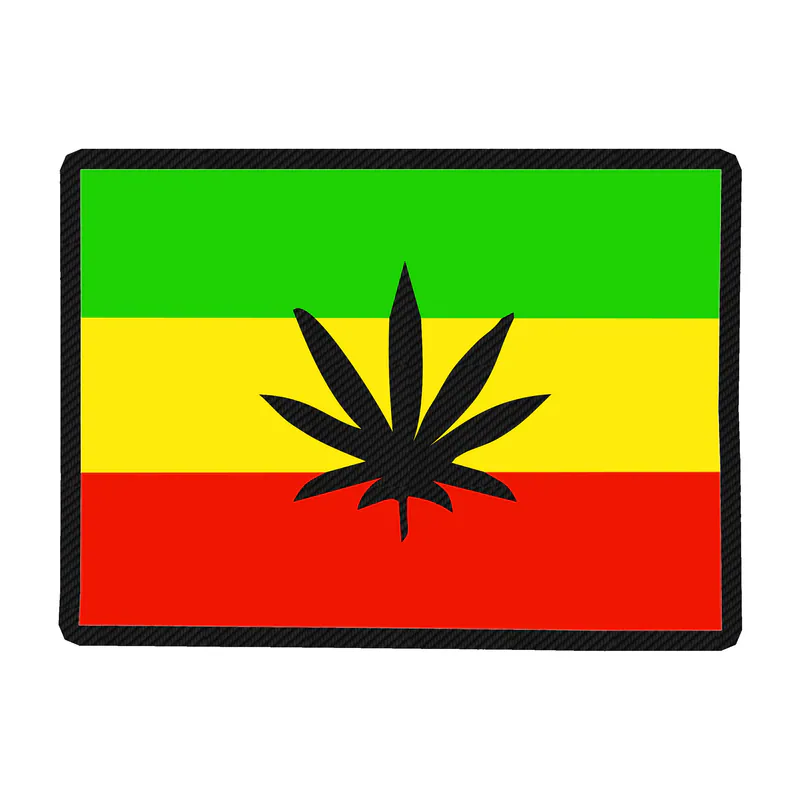 Bob Marley Carbon Fiber Vinyl Decal - Custom Size
