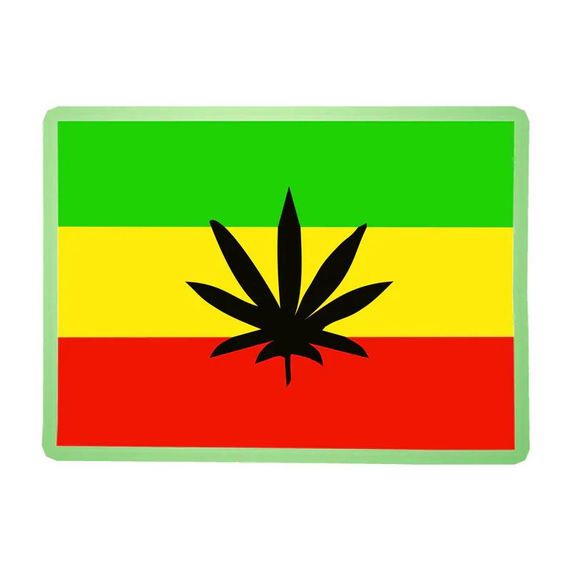 Bob Marley Glow in the Dark Vinyl Decal - Custom Size
