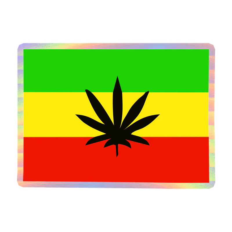 Bob Marley Holographic Vinyl Decal - Custom Size