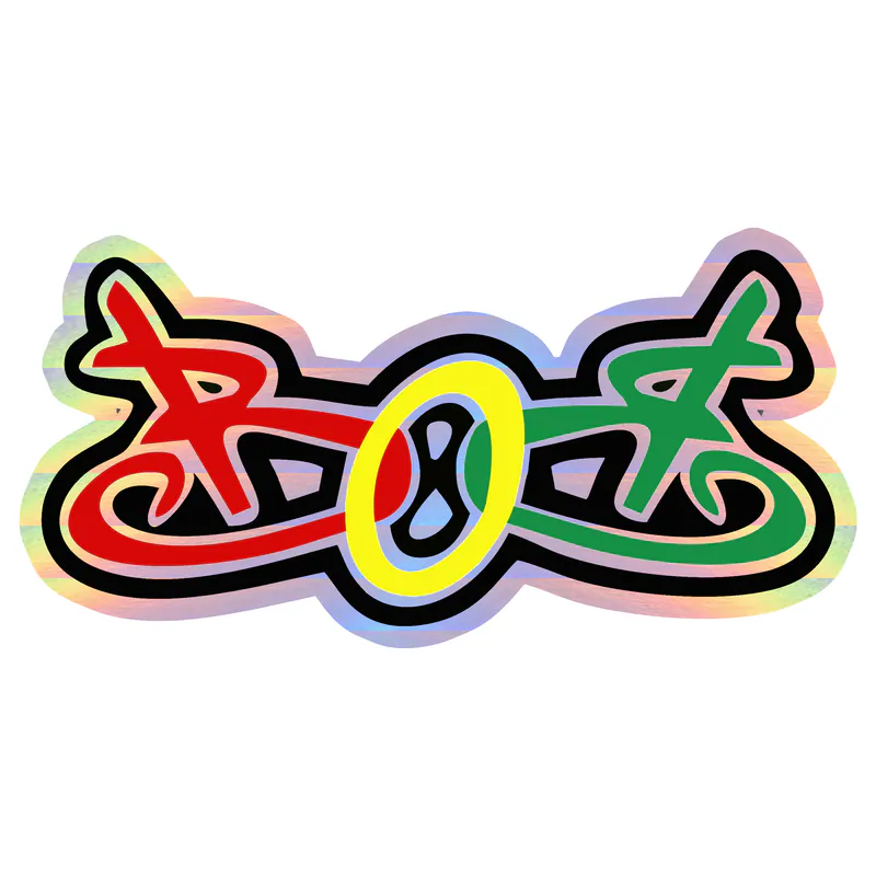 Bob Marley Holographic Vinyl Decal - Custom Size