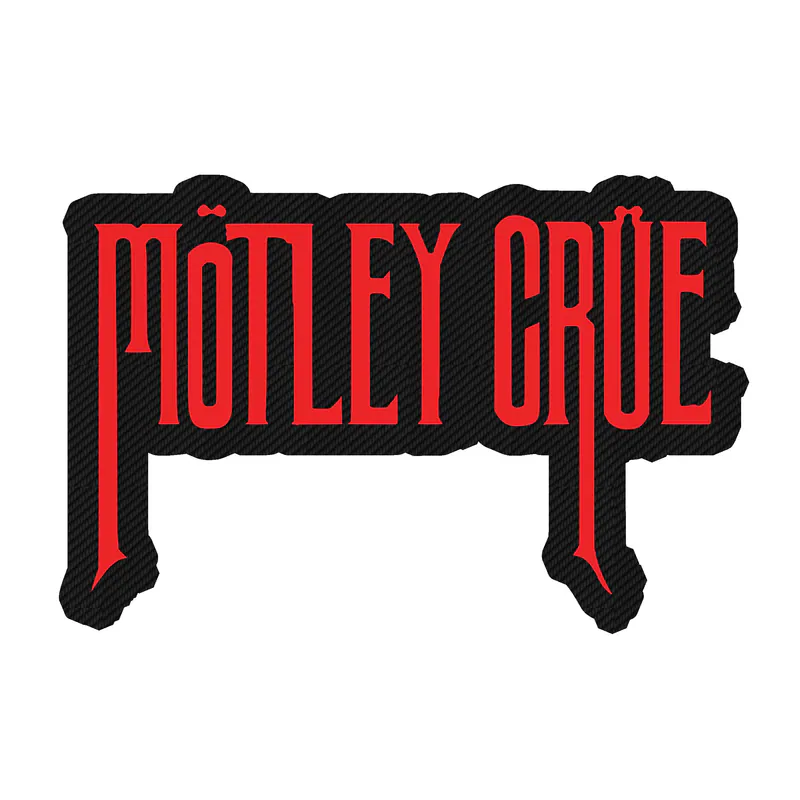 Motley Crue Carbon Fiber Vinyl Decal - Custom Size